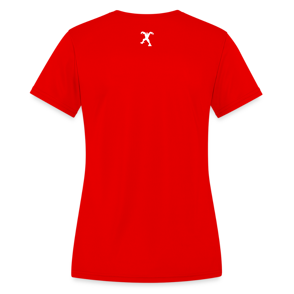 Women's Moisture Wicking Performance T-Shirt - red